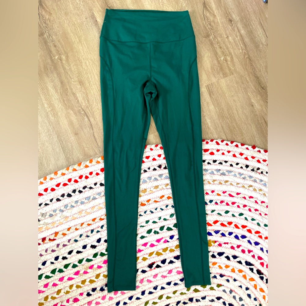 free people high waist forest green leggings